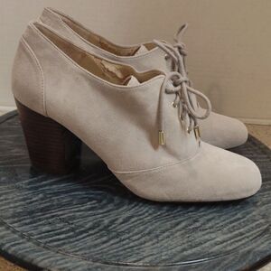 👍 Lands End  Suede Booties Size 7.5 A7